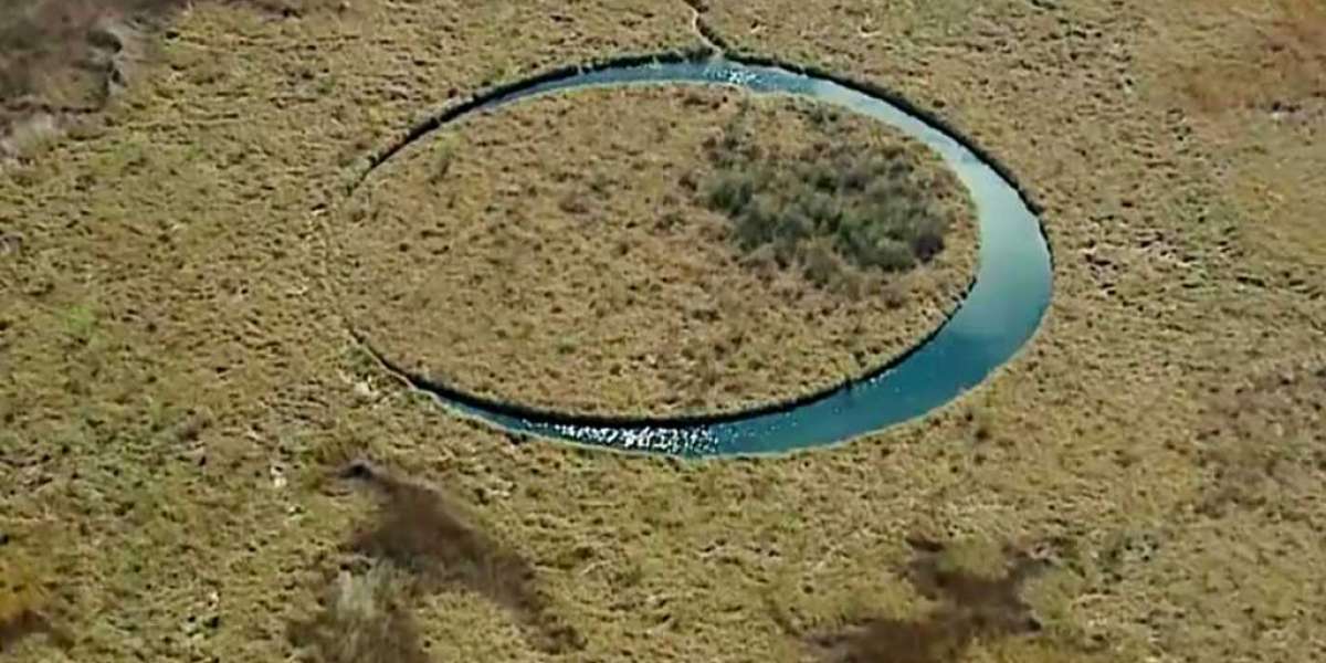 La isla circular que se mueve sola en Argentina es única en el mundo