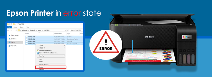 Epson printer in error state - A Guide to fix with ease